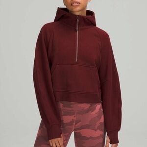 Lululemon Scuba Oversized 1/2 Zip Hoodie
Red Merlot size M/L